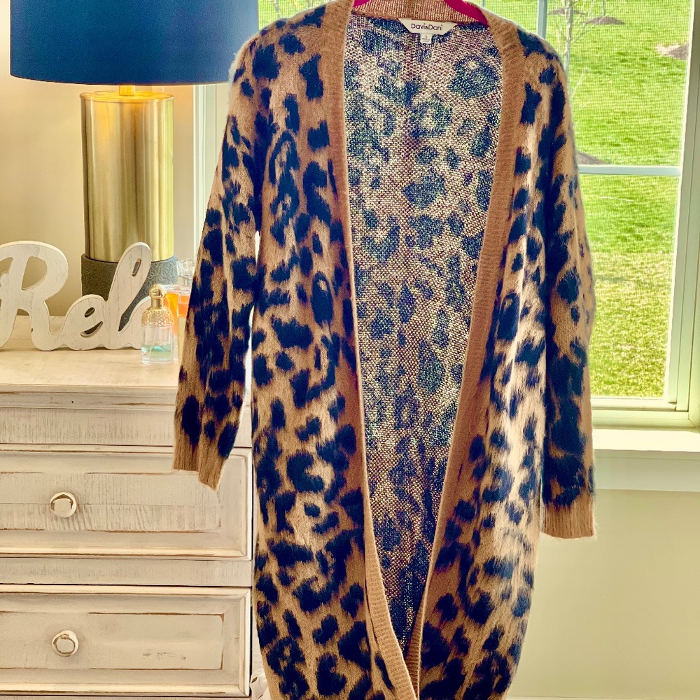 Animal Print Cardigan